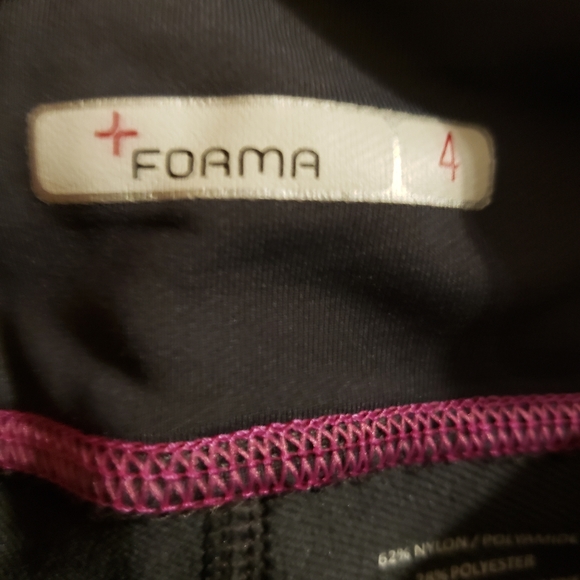 Forma Athletic Yoga Workout Capri Formfitting Athleisure Pants Woman Size 4 NWOT - Picture 7 of 8